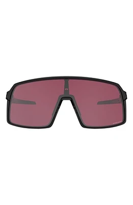 Oakley Sutro 137mm Shield Sunglasses in Black/prizm Snow Iridium at Nordstrom