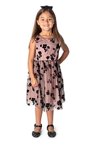 Popatu Floral Tulle Dress Peach at Nordstrom,