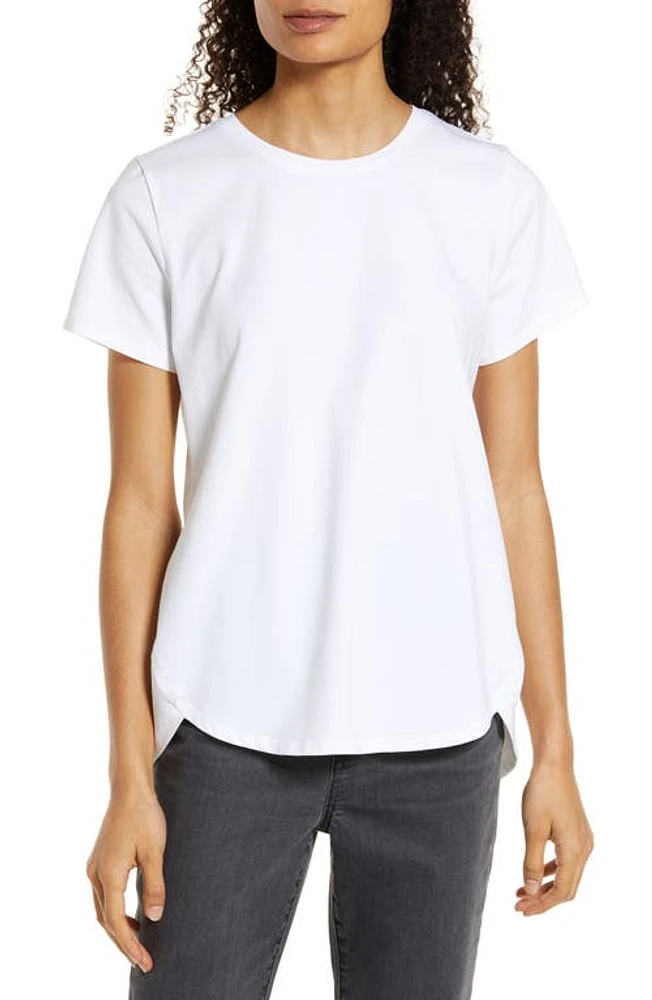 NZT by NIC+ZOE Stretch Cotton Shirttail T-Shirt at Nordstrom,