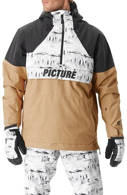 Picture Organic Clothing Occan Water Repellent Insulated Ski Jacket Tannin-Black at Nordstrom,