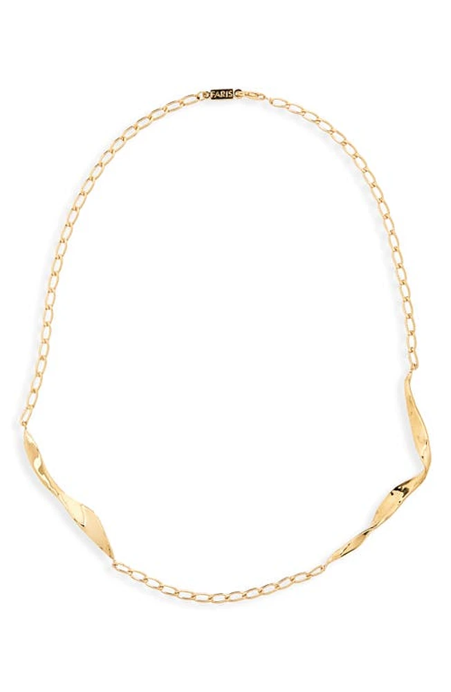 FARIS Blade Necklace in Gold at Nordstrom