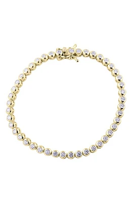 SHYMI Classic Bezel Tennis Bracelet in Gold at Nordstrom, Size 6.5