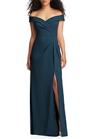 After Six Off the Shoulder Crepe Gown at Nordstrom,