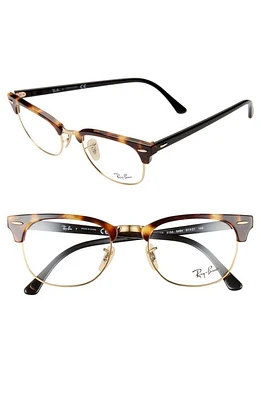 Ray-Ban 51mm Optical Glasses in Havana/Gold at Nordstrom