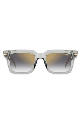 Carrera Eyewear 52mm Rectangular Sunglasses in Grey/Gray at Nordstrom