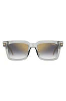 Carrera Eyewear 52mm Rectangular Sunglasses in Grey/Gray at Nordstrom