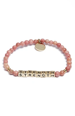 Little Words Project Strength Bracelet in Rhodonite Gold at Nordstrom