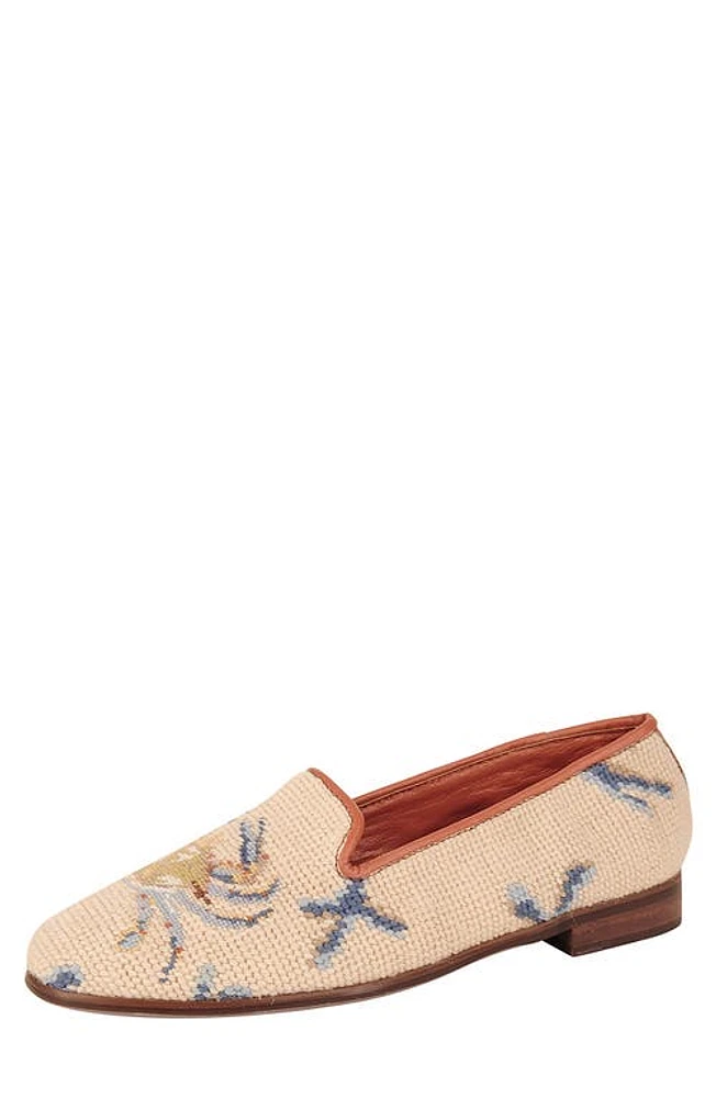 ByPaige BY PAIGE Needlepoint Crab Flat Tan at Nordstrom,