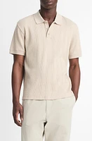 Vince Textured Stretch Cotton Polo at Nordstrom,