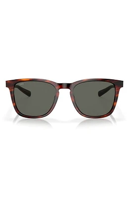 Costa Del Mar Sullivan 53mm Polarized Square Sunglasses in Tortoise at Nordstrom