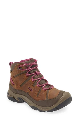 KEEN Circadia Waterproof Mid Hiking Shoe Syrup/Boysenberry at Nordstrom,