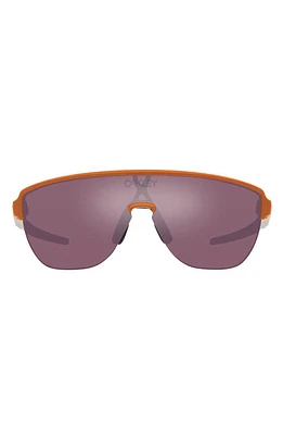 Oakley 42mm Corridor Rectangle Shield Sunglasses in Ginger /Prizm Black at Nordstrom