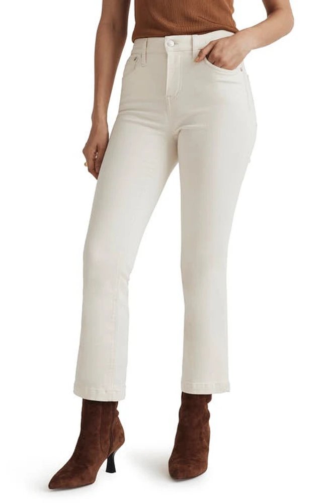 Madewell Kick Out Crop Mid Rise Jeans Vintage Canvas at Nordstrom,