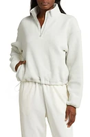 Outdoor Voices Primofleece Recycled Polyester Quarter Zip Top at Nordstrom,