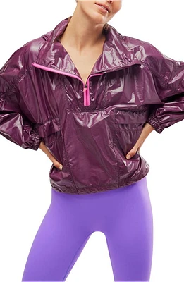 FP Movement by Free People Spring Showers Water Resistant Packable Rain Jacket at Nordstrom,