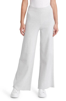 Rails Krista Knit Wide Leg Pants Light Heather Grey at Nordstrom,