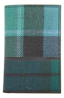 Comme des Garçons Wallets Tartan Patchwork Card Case in Green at Nordstrom