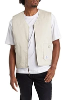 Alpha Industries Deck Zip Vest Limestone at Nordstrom,