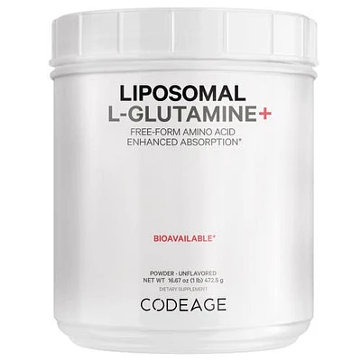 Codeage Liposomal L-Glutamine Powder 5000mg, Free-Form Amino Acid, Performance Muscles Support, 1lb in White at Nordstrom