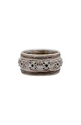 Armenta Romero Wide Band Ring in Silver at Nordstrom, Size 10