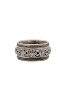 Armenta Romero Wide Band Ring in Silver at Nordstrom, Size 10