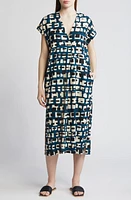 Masai Copenhagen Olivian Midi Shift Dress Reflect Pond at Nordstrom,