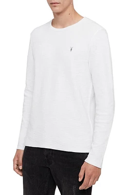 AllSaints Gavin Cotton Long Sleeve T-Shirt in Optic White at Nordstrom, Size Medium