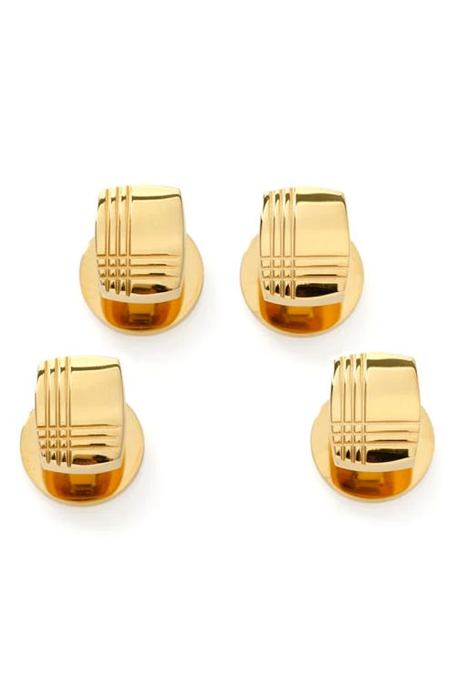 Cufflinks, Inc. Tartan Studs in Gold at Nordstrom