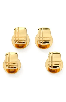 Cufflinks, Inc. Tartan Studs in Gold at Nordstrom