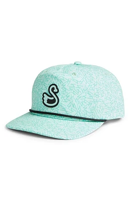 Swannies Bishop Water Resistant Rope Snapback Baseball Cap in Cactus at Nordstrom