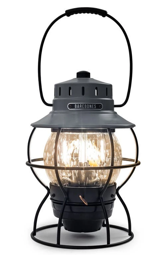 BAREBONES LIVING Railroad Lantern in Slate Gray at Nordstrom