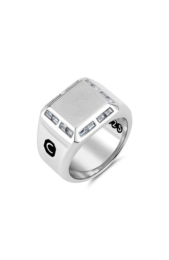 Crislu Men's Signet Ring Silver at Nordstrom,