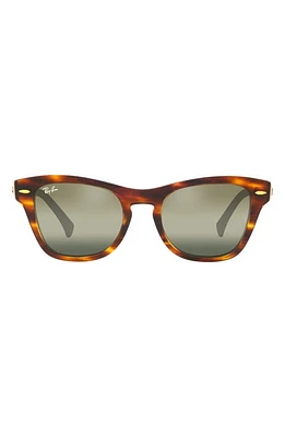 Ray-Ban 50mm Square Sunglasses in Striped Havana at Nordstrom