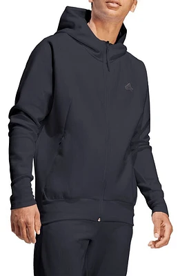 adidas Sportswear Z. N.E. Premium Zip Hoodie in Black at Nordstrom, Size Medium R