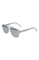 Paul Smith Alder 56mm Aviator Sunglasses in Crystal at Nordstrom