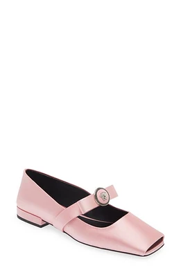 Versace Gianni Ribbon Ballet Flat English Rose at Nordstrom,