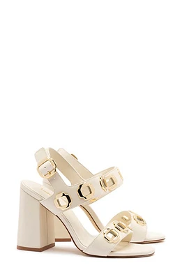 Larroudé Milan Hi Slingback Sandal Ivory at Nordstrom,