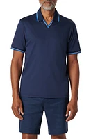 Bugatchi Tipped Johnny Collar Polo at Nordstrom,