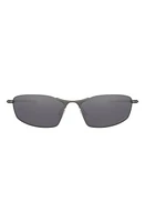 Oakley Prizm Whisker 60mm Rectangle Sunglasses in Matte Grey at Nordstrom