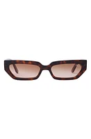 DEZI Lil Switch 55mm Rectangular Sunglasses in Fiery Tortoise /Sienna Faded at Nordstrom