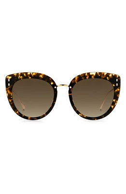 Isabel Marant 55mm Cat Eye Sunglasses in Havana Gold /Brown at Nordstrom