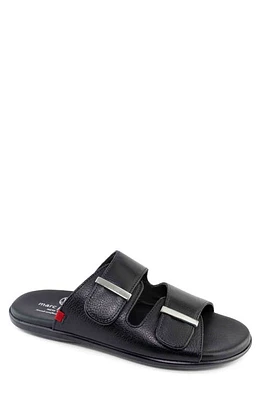 Marc Joseph New York Greene Ave Slide Sandal Black Grainy at Nordstrom,