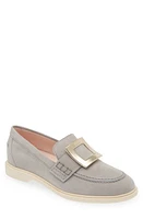 Roger Vivier Viv Rangers Buckle Loafer Grigio Chiaro at Nordstrom,