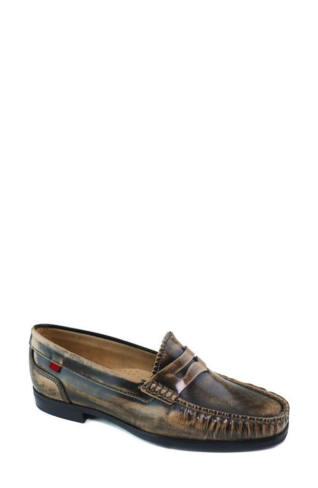 Marc Joseph New York East Village 2.0 Penny Loafer Sand Burnished Napa at Nordstrom,