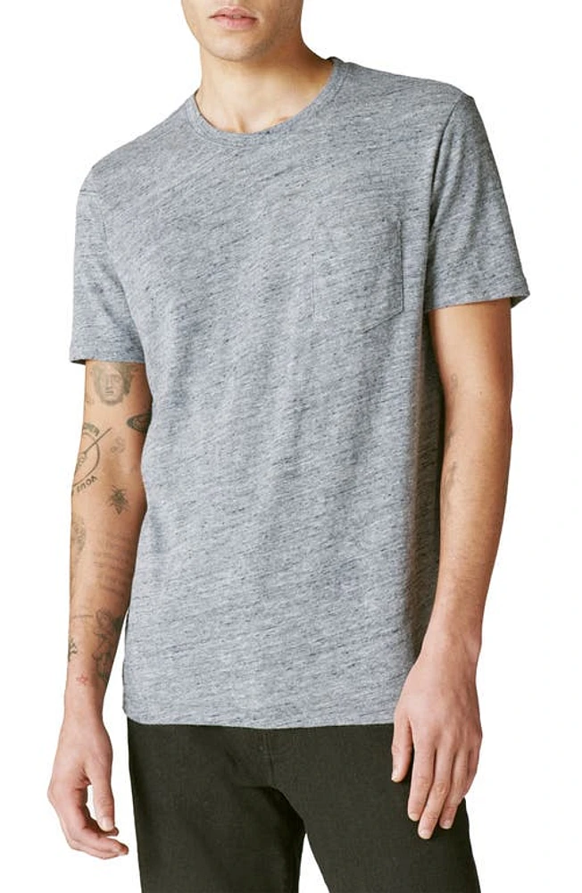 Lucky Brand Linen Pocket Crewneck T-Shirt at Nordstrom,