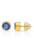 Dean Davidson Signature Midi Knockout Stud Earrings in Midnight Blue/gold at Nordstrom