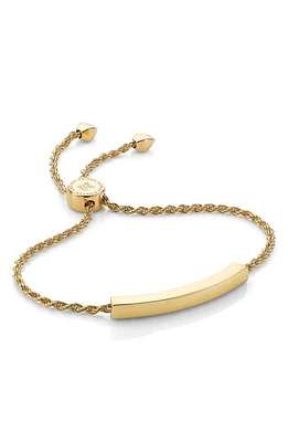 Monica Vinader Linear Friendship Chain Bracelet in Yellow Gold at Nordstrom