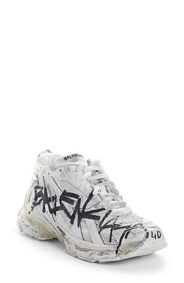 Balenciaga Graffiti Runner White/Black at Nordstrom,