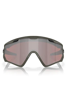 Oakley Wind Jacket 2.0 Shield Sunglasses in Olive at Nordstrom