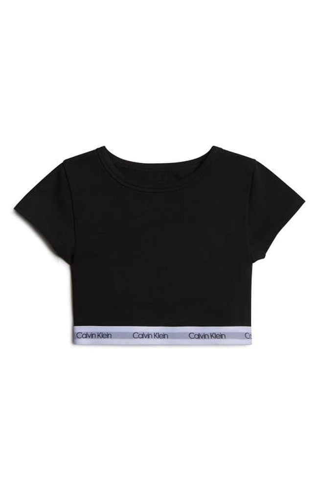 Calvin Klein Kids' Crop T-Shirt at Nordstrom